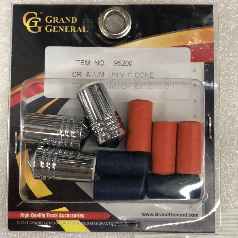 CR. ALUM. UNIVERSAL 1" CONE TOGGLE SWITCH EXTENSION #95200 Dark Gray