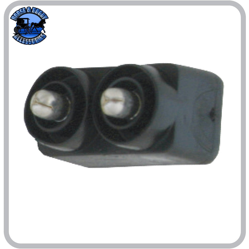 84454SP RECT. GREEN/GREEN 4-LED UTILITY LIGHT W/ CR. BRACKET