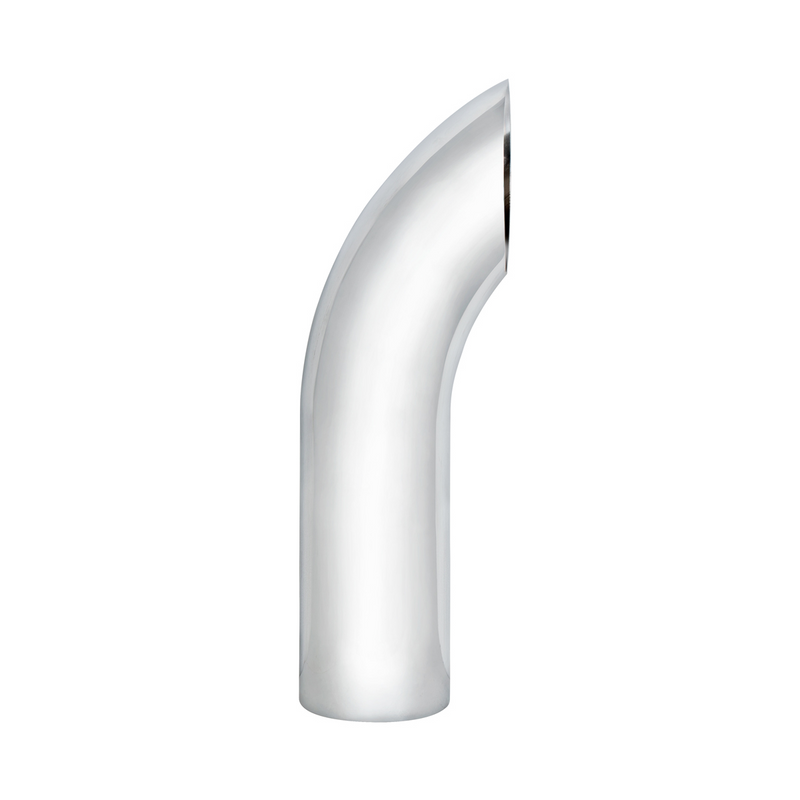 UP-C1-5-060 5" Curved Plain Bottom Exhaust - 60" L