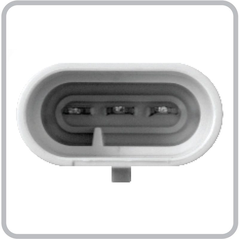 75904 Fleet Series 4" Flange Mount LED Light w/ Twist-On Bezel & 3-Pin Plug, White/Clear 4" ROUND Gray