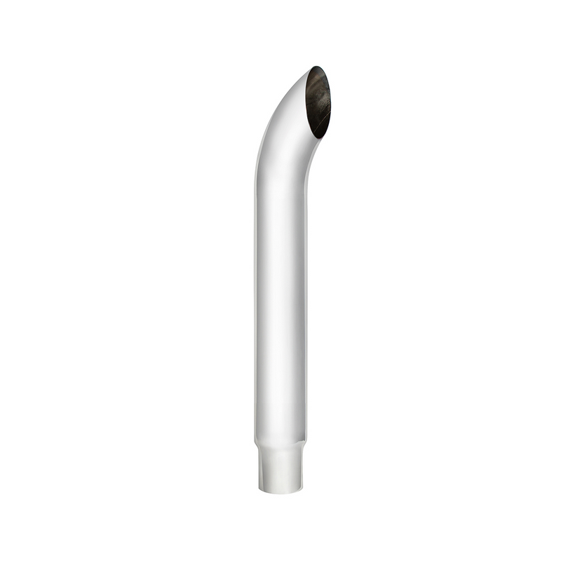 UP-C3-65-036 6" Curved Reduce To 5" O.D. Bottom Exhaust - 36" L
