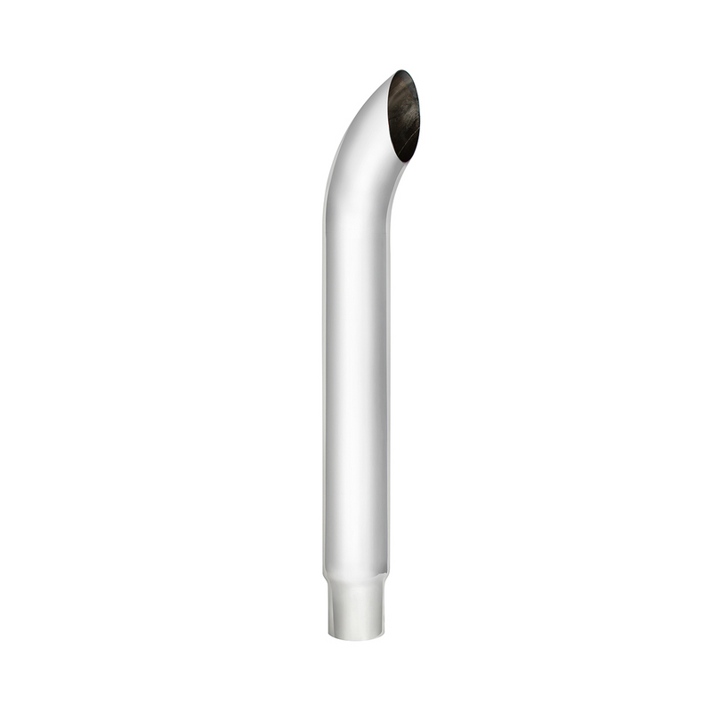UP-C3-65-060 6" Curved Reduce To 5" O.D. Bottom Exhaust - 60" L