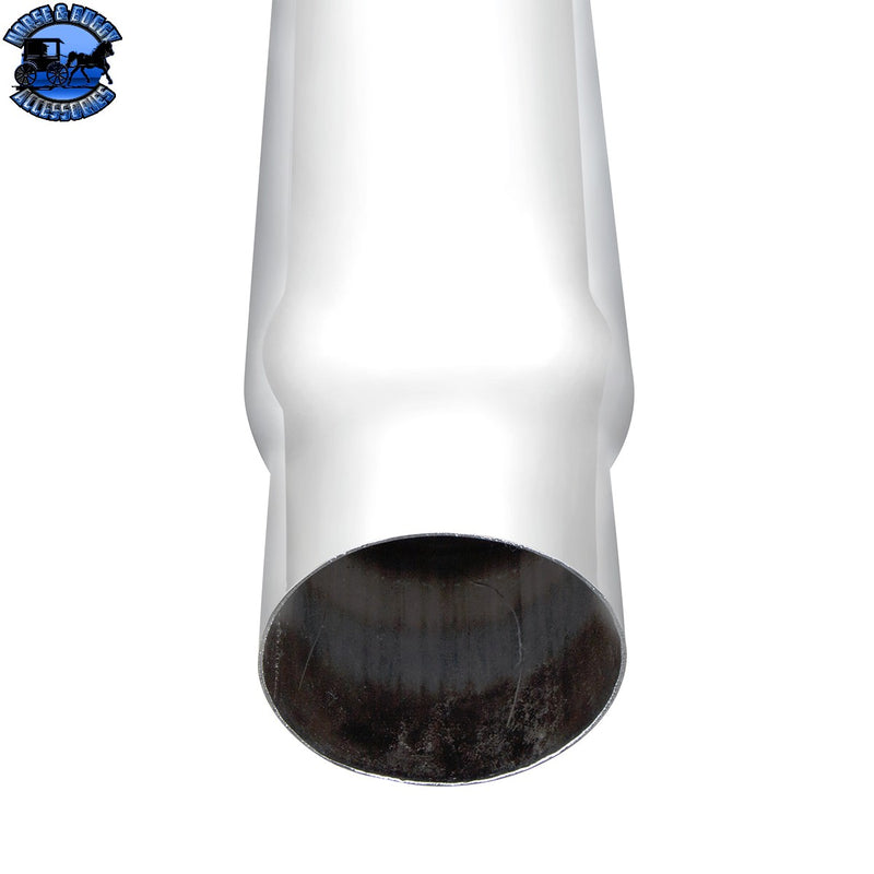 6" Curved Reduce To 5" O.D. Bottom Exhaust - 72" L