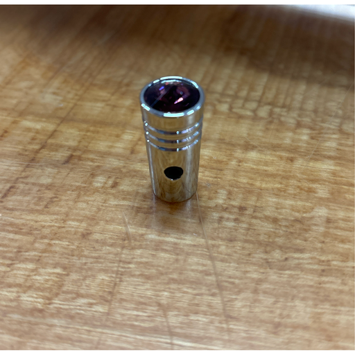 95074 1" CR. ALUM. SWITCH EXTENSION W/PURPLE CRYSTAL FOR PETERBILT TOGGLE SWITCH Rosy Brown