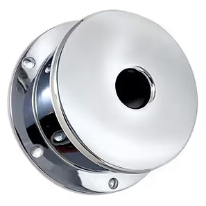 LT-cfoc-6s lifetime (6 bolt) oil cap cover chromed billet aluminum WHEEL HUB Light Gray