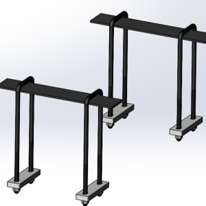 HERD-CG-MOUNTINGKIT-U-BOLT Universal U-Bolt Mounting Kit For All Cab Guards Herd bumper Dark Slate Gray