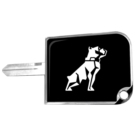 CK-SKC1-M2-6090 rectangular big key cover, Mack bulldog logo, black