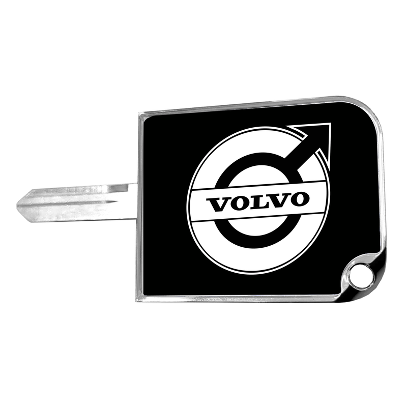 Volvo rectangular big key cover in black, SKU CK-SKC1-V-6090