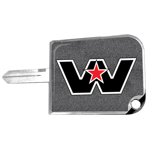 CK-SKC1-WS-5778 rectangular big key cover, Western Star logo, metallic black