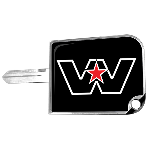 CK-SKC1-WS-6090 rectangular big key cover, Western Star logo, black