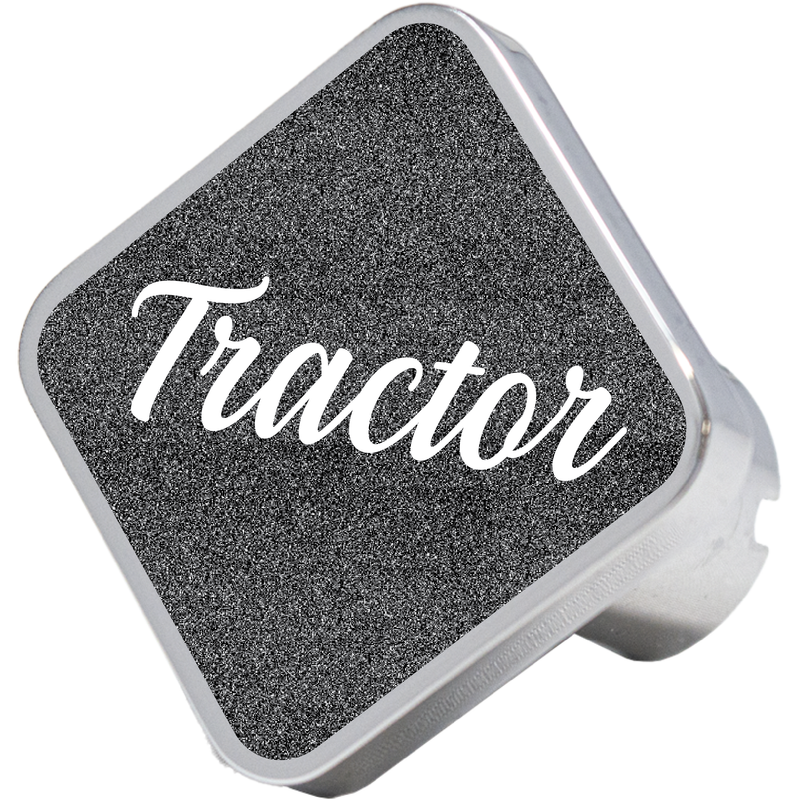 CK-TRACTOR-5778 tractor square knob, metallic black
