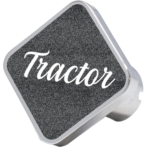 CK-TRACTOR-5778 tractor square knob, metallic black