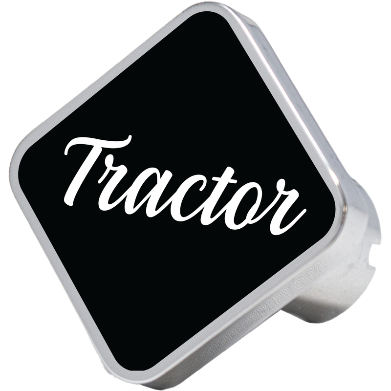 CK-TRACTOR-6090 tractor square knob, black