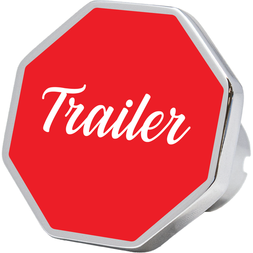 CK-TRAILER-6340 trailer octagon knob, red