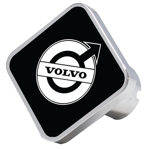 CK-VOLVO-S-6090 Volvo logo square knob, black