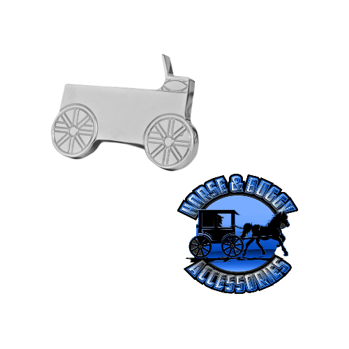 CK-WM-LS-W Wagon Knob - Chromed and Packed Gray