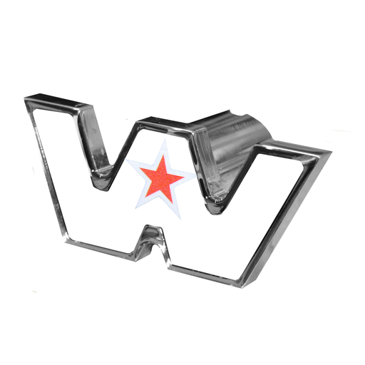 CK-WS-LS-108 Western Star logo-shaped knob, white