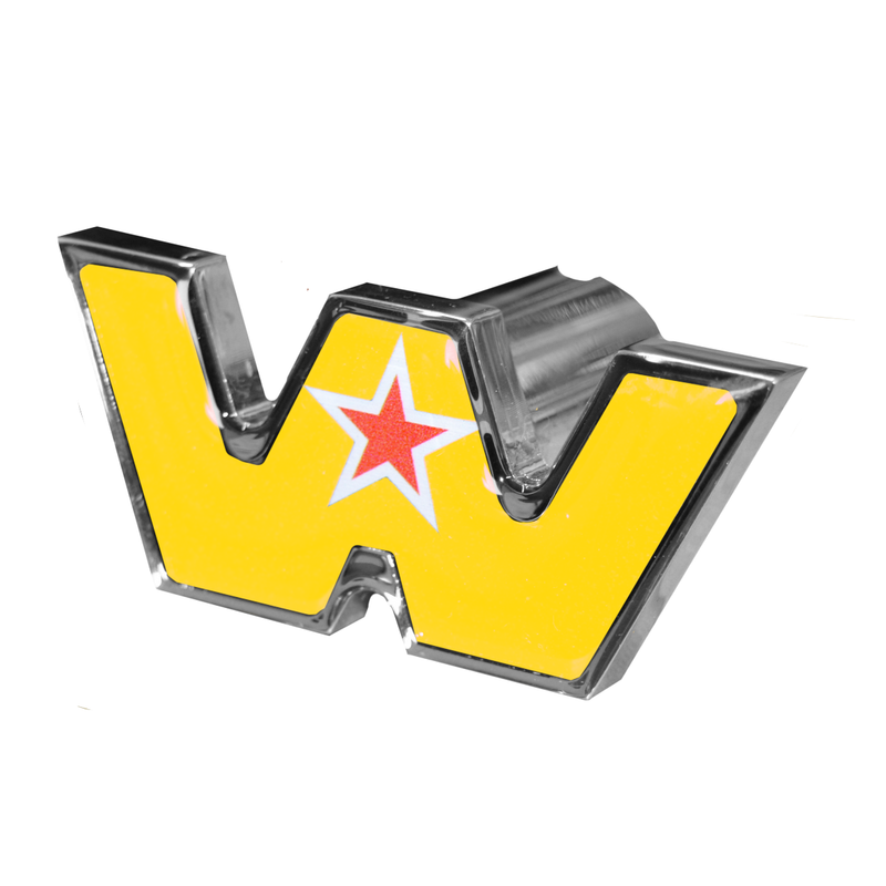 CK-WS-LS-220 Western Star logo-shaped knob, yellow