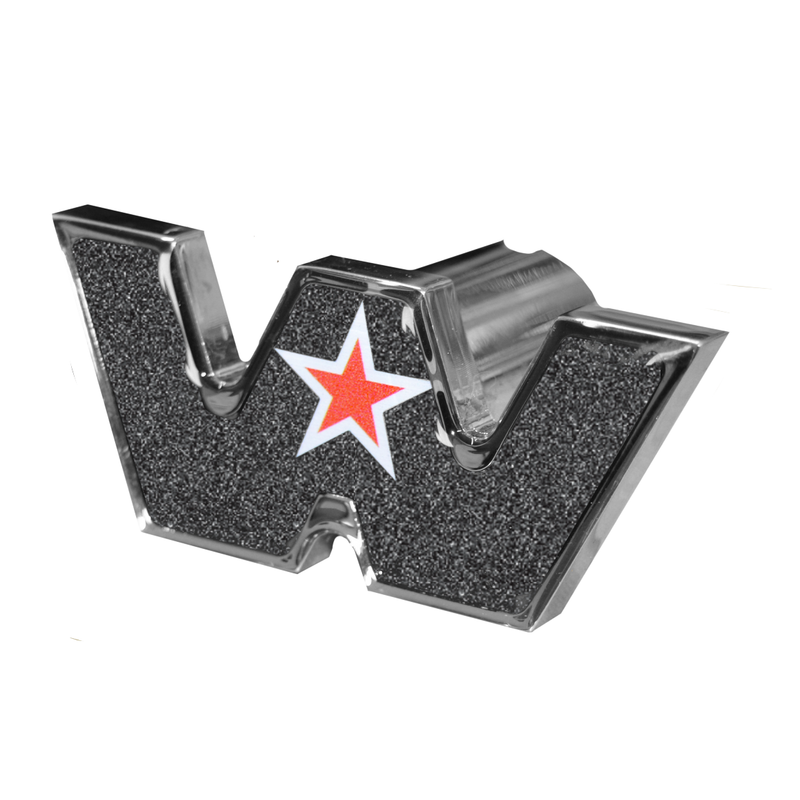 CK-WS-LS-5778 Western Star logo-shaped knob, metallic black