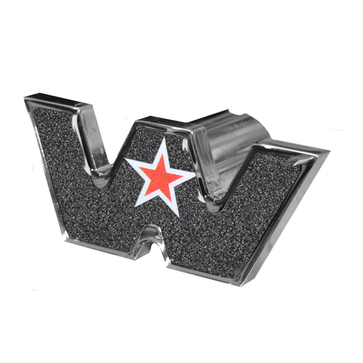 CK-WS-LS-5778 Western Star logo-shaped knob, metallic black
