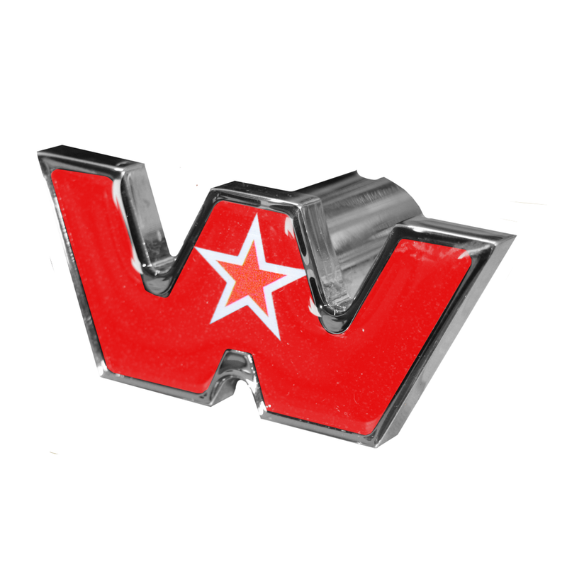 CK-WS-LS-6340 Western Star logo-shaped knob, red