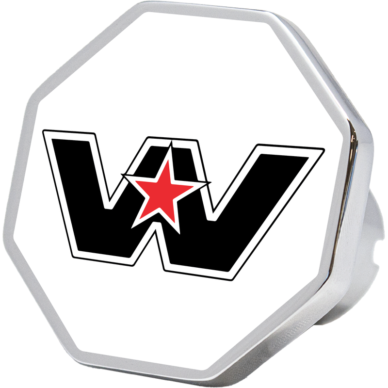 CK-WS-O-108 Western Star octagon knob, white