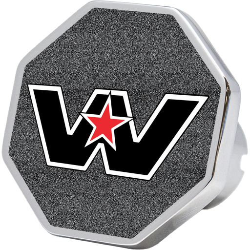 CK-WS-O-5778 Western Star octagon knob, metallic black