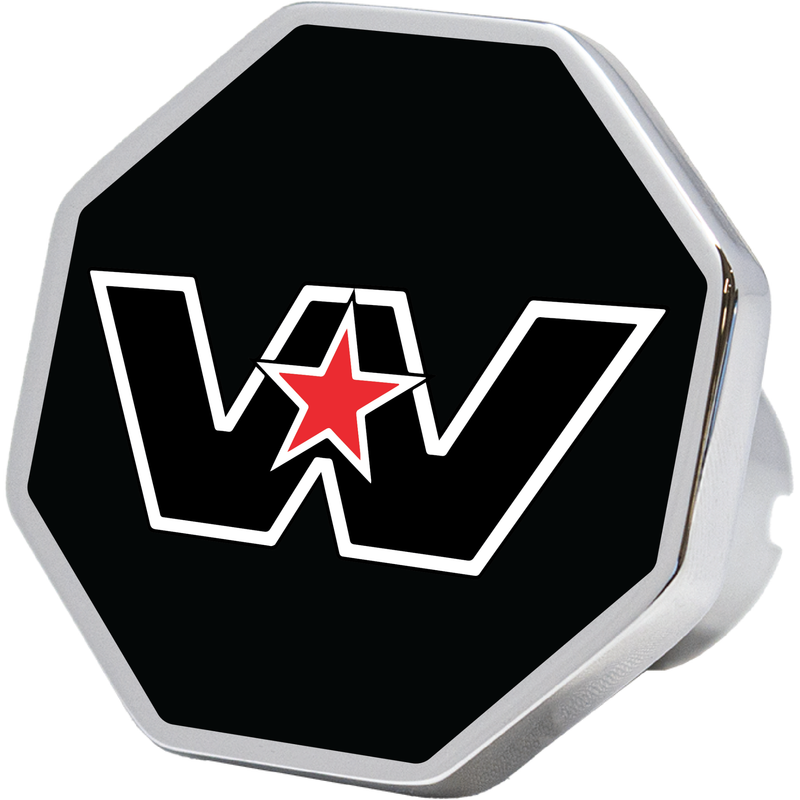 CK-WS-O-6090 Western Star octagon knob, black