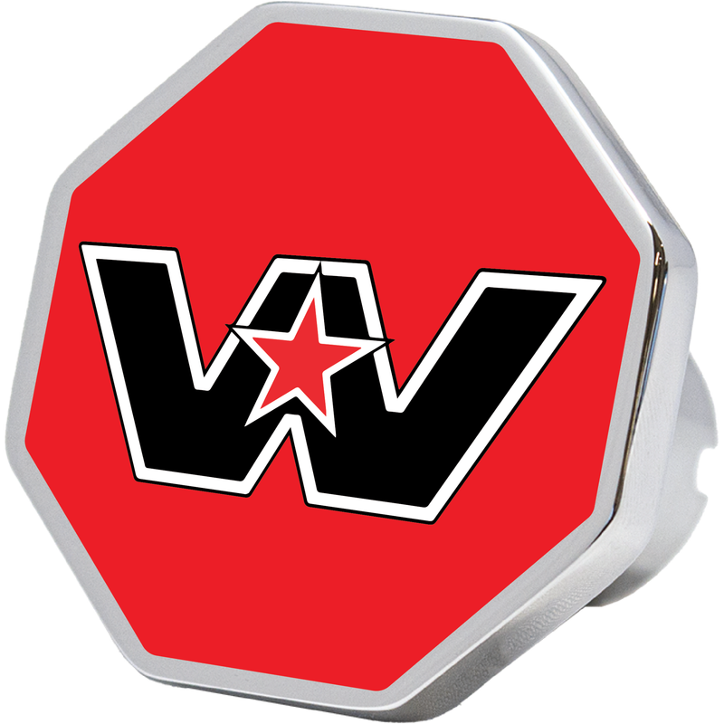 CK-WS-O-6340 Western Star octagon knob, red