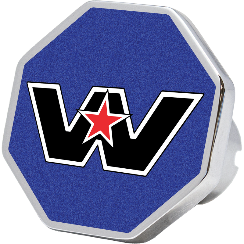 CK-WS-O-7747 Western Star octagon knob, blue