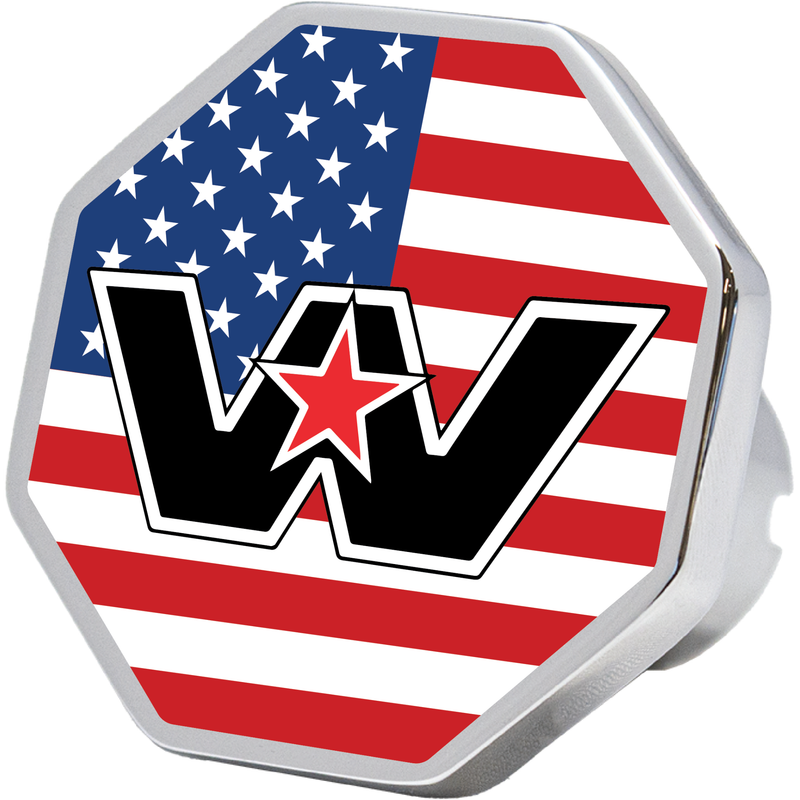CK-WS-O-USA Western Star octagon knob, US flag