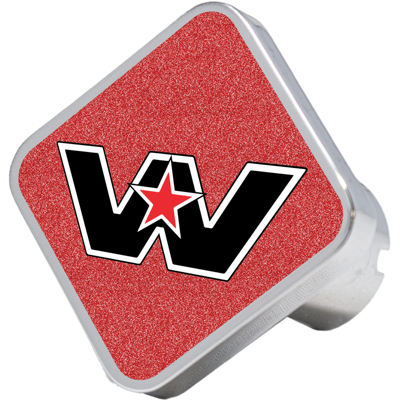 CK-WS-S-5781 Western Star square knob, metallic red