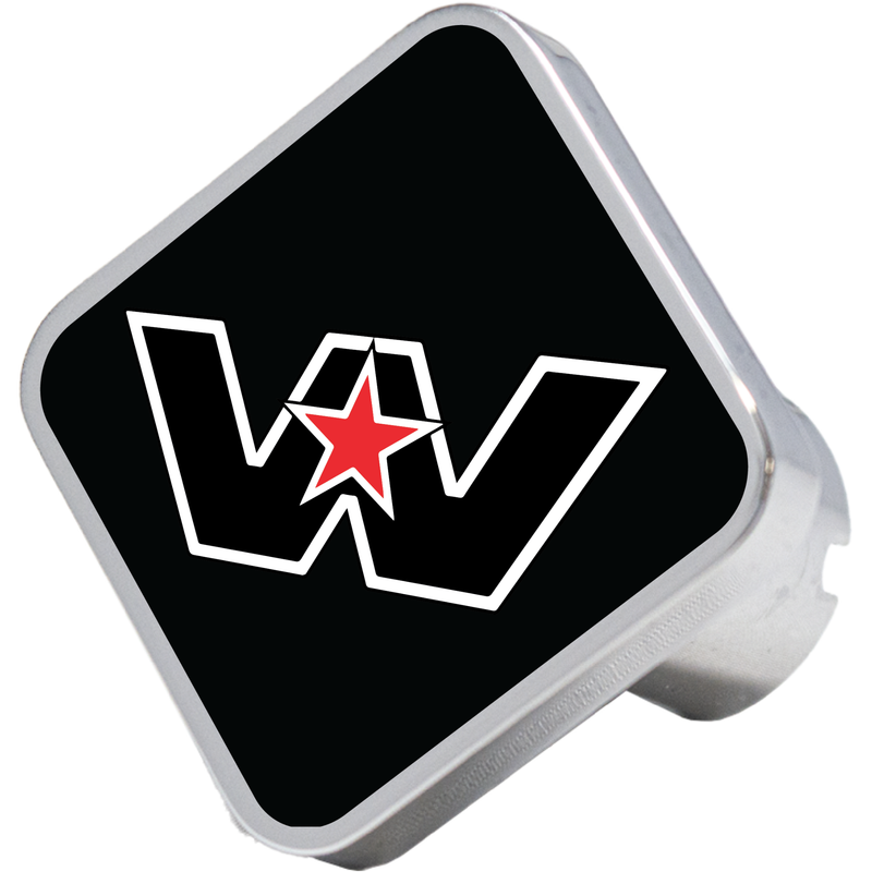 CK-WS-S-6090 Western Star Logo Square Knob Black
