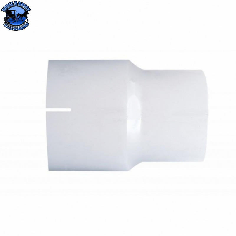 Conector de escape cromado de 6" de diámetro interior a 6" de diámetro exterior