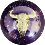 Cow Skull Brake Knobs (5/8"-11 female threads) Twisted Shifterz (Choose Color) brake knob Purple Glitter Dark Slate Gray
