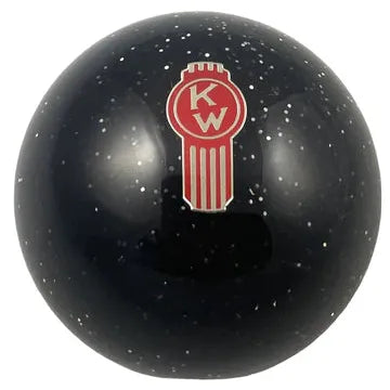 Dark Slate Gray Kenworth Emblem Brake Knobs (5/8"-11 female threads) brake knob Black Glitter Crooked