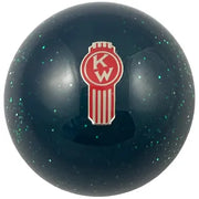 Kenworth Emblem Shift Knobs (1/2"-13 female threads) Twisted Shifterz (Choose Color) SHIFTER Green Glitter Crooked Dark Slate Gray