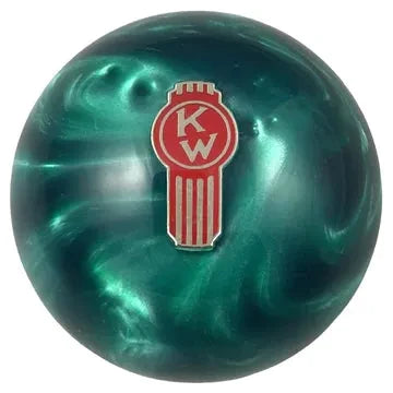 Dark Slate Gray Kenworth Emblem Shift Knobs (1/2"-13 female threads) SHIFTER Green Pearl Crooked