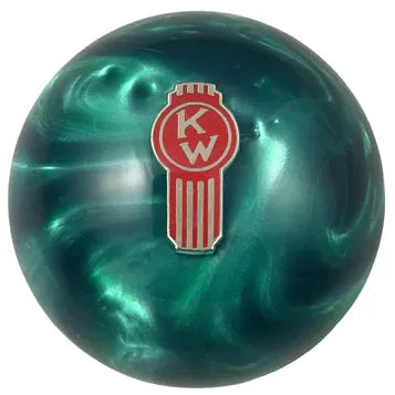 Dark Slate Gray Kenworth Emblem Brake Knobs (5/8"-11 female threads) brake knob Green Pearl Crooked