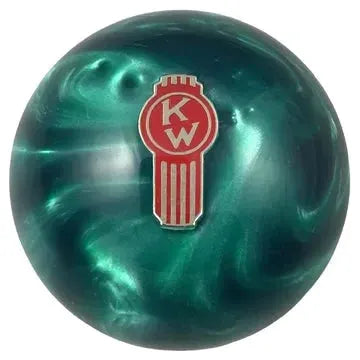 Dark Slate Gray Kenworth Emblem Brake Knobs (5/8"-11 female threads) brake knob Green Pearl Crooked