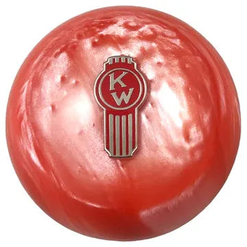 Kenworth Emblem Shift Knobs (1/2"-13 female threads) Twisted Shifterz (Choose Color) SHIFTER Orange Pearl Crooked Sienna
