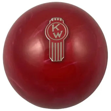 Kenworth Emblem Shift Knobs (1/2"-13 female threads) Twisted Shifterz (Choose Color) SHIFTER Red Pearl Crooked Brown