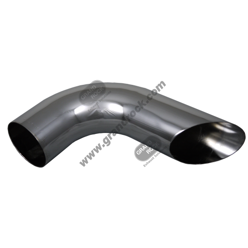 CSP-51218SC  ELBOW,5"90DEG OD/MITER CHR