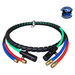 Dark Salmon Reflex Allen 3-n-1 Assembly, (15 ft. Long) ABS, Nylon Plugs, Red & Blue Grips #313-1524 AIR/ELECTRIC
