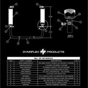 #KDROG-5CP PETERBILT 359 | 379 | 389G | OG OLD SCHOOL KIT (w/ 5" chrome y pipe) 10" mufflers (s.s. shields) EXHAUST Black