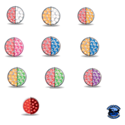 4" Round Trux Dual Revolution LEDs (Choose Style and Color) 4" ROUND Amber to Blue - #TLED-4XAB,Amber to Green - #TLED-4XAG,Amber to Pink - #TLED-4XAPINK,Amber to White - #TLED-4X40AW,Anodized Red to White - #TLED-AX4RW,Red to Amber - #TLED-4X40A,Red to Amber Strobe - #TLED-4X40AS,Red to Blue - #TLED-4XRB,Red to Green - #TLED-4XRG,Red to Pink - #TLED-RPINK,Red to Purple - #TLED-4XRP,Red to White -  #TLED-412X,Red to White - #TLED-4X40,Red to White - #TLED-4X40G | Lock Connector Adapter,Red to White - #TLED-