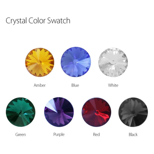 CR. ALUM. SCREW COVER W/CLEAR CRYSTAL FITS 9/16" HEAD SCREW Dark Slate Gray