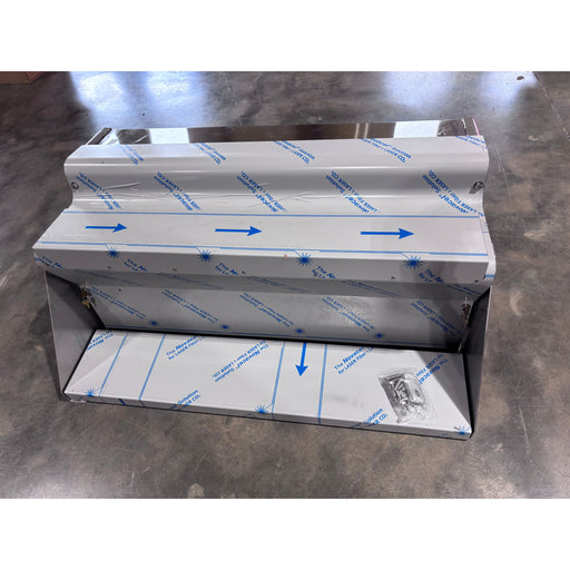 ATA-K-2148 45'' Kenworth S.S BATTERY BOX; COMPLETE W/SIDE PLATE,STEP PLATE & COVER Dim Gray