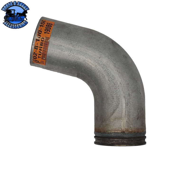 DP-02-8-100-150 FREIGHTLINER | A04-20852 | TURBO | 5" | ALUMINIZED Dim Gray