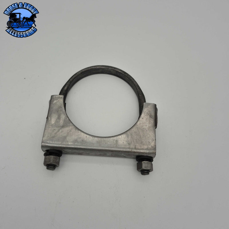 DP-46-300 SADDLE CLAMP ; WELDED SADDLE ; FLAT U Dark Gray